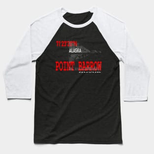 Alaska, Point Barrow Baseball T-Shirt